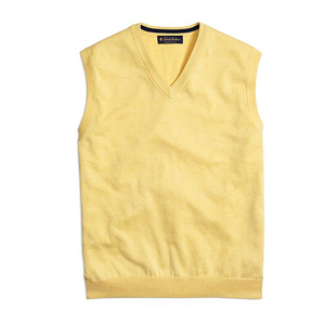 Supima Vest - Yellow Heather